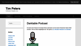 What Darktable.de website looked like in 2018 (5 years ago)
