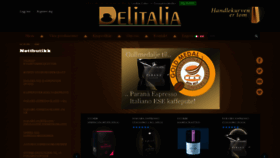 What Delitalia.no website looked like in 2018 (5 years ago)