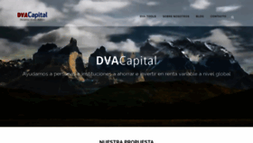 What Dvacapital.com website looked like in 2018 (5 years ago)