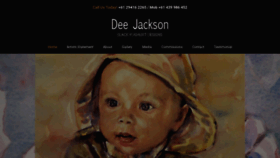 What Deejackson.com.au website looked like in 2018 (5 years ago)