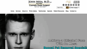 What Drmesa.com website looked like in 2018 (5 years ago)