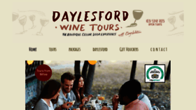 What Daylesfordwinetours.com website looked like in 2018 (5 years ago)