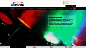 What Daredo.com website looked like in 2018 (5 years ago)