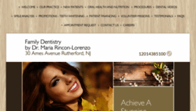 What Dentistryrinconlorenzo.com website looked like in 2018 (5 years ago)