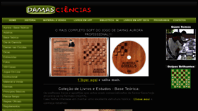 What Damasciencias.com.br website looked like in 2018 (5 years ago)