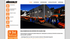 What Doerschler.de website looked like in 2018 (5 years ago)