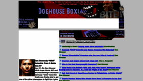 What Doghouseboxing.com website looked like in 2018 (5 years ago)