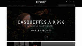 What Def-shop.fr website looked like in 2018 (5 years ago)