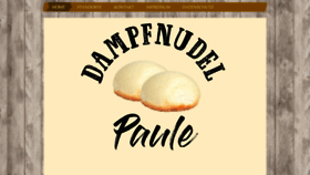 What Dampfnudel-paule.de website looked like in 2018 (5 years ago)