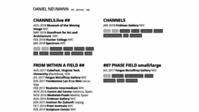 What Danielneumann.org website looked like in 2018 (5 years ago)