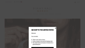 What Dinnyhall.com website looked like in 2018 (5 years ago)