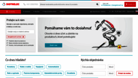 What Distrelec.sk website looked like in 2018 (5 years ago)
