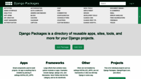 What Djangopackages.com website looked like in 2018 (5 years ago)