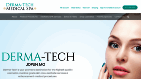 What Derma-tech.com website looked like in 2018 (5 years ago)