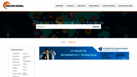 What Directorionacional.com website looked like in 2018 (5 years ago)