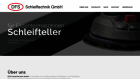 What Dfs-schleiftechnik.de website looked like in 2018 (5 years ago)