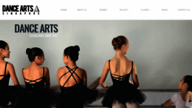 What Dancearts.com.sg website looked like in 2018 (5 years ago)