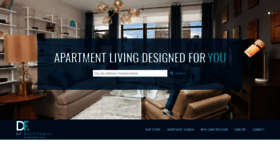 What Dfapartments.com website looked like in 2018 (5 years ago)