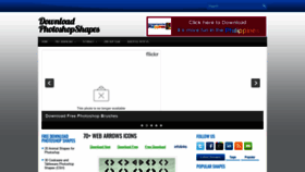 What Downloadphotoshopshapes.blogspot.com website looked like in 2018 (5 years ago)