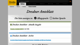 What Dresdner-amtsblatt.de website looked like in 2018 (5 years ago)