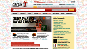 What Darcik.cz website looked like in 2018 (5 years ago)