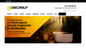 What Discesur.es website looked like in 2018 (7 years ago)