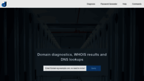 What Domaindiagnosis.com website looked like in 2018 (5 years ago)