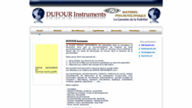 What Dufourinstruments.com website looked like in 2018 (5 years ago)