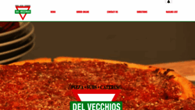 What Del-vecchios.com website looked like in 2018 (5 years ago)