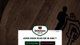 What Dubuisson.com website looked like in 2018 (5 years ago)