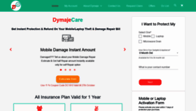 What Dymaje.com website looked like in 2018 (5 years ago)