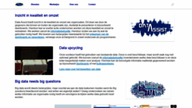 What Data-assist.nl website looked like in 2018 (7 years ago)
