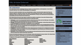 What Dsl-kabelinternet.de website looked like in 2018 (5 years ago)