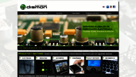 What Dismon-electronics.com website looked like in 2018 (5 years ago)