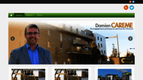 What Damiencareme.fr website looked like in 2018 (5 years ago)