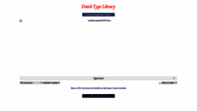 What Dutchtypelibrary.com website looked like in 2018 (5 years ago)