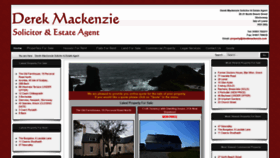 What Derekmackenzie.com website looked like in 2018 (5 years ago)