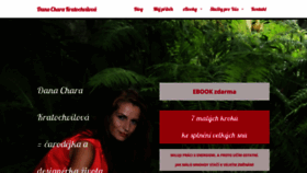 What Danakratochvilova.cz website looked like in 2018 (5 years ago)