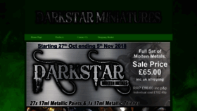 What Darkstarmini.co.uk website looked like in 2018 (5 years ago)