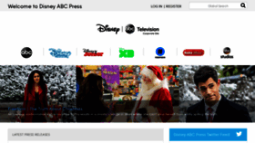 What Disneyabcpress.com website looked like in 2018 (5 years ago)