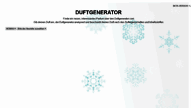 What Duftgenerator.com website looked like in 2018 (5 years ago)