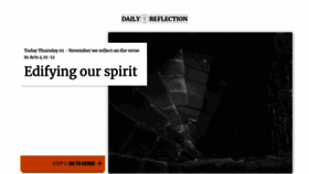 What Dailyreflection.co website looked like in 2018 (5 years ago)