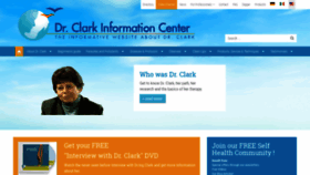 What Drclark.net website looked like in 2018 (5 years ago)