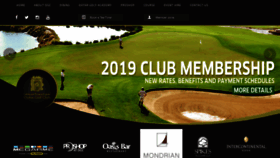 What Dohagolfclub.com website looked like in 2018 (5 years ago)