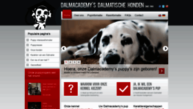 What Dalmatiers.nl website looked like in 2018 (5 years ago)