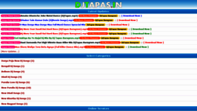 What Djtapas.in website looked like in 2018 (5 years ago)