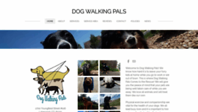 What Dogwalkingpals.com website looked like in 2018 (5 years ago)