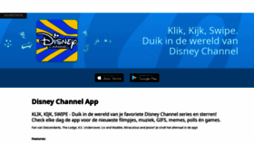 What Disneychannel.nl website looked like in 2018 (5 years ago)