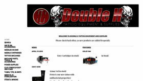 What Doublehtattoo.com website looked like in 2018 (5 years ago)