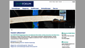 What Domforum.de website looked like in 2018 (5 years ago)